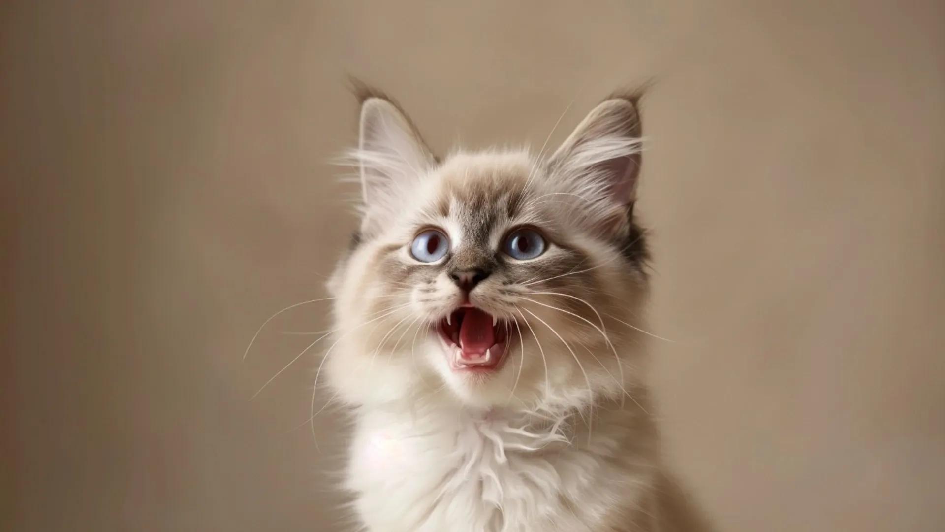 Le miaulement du chat