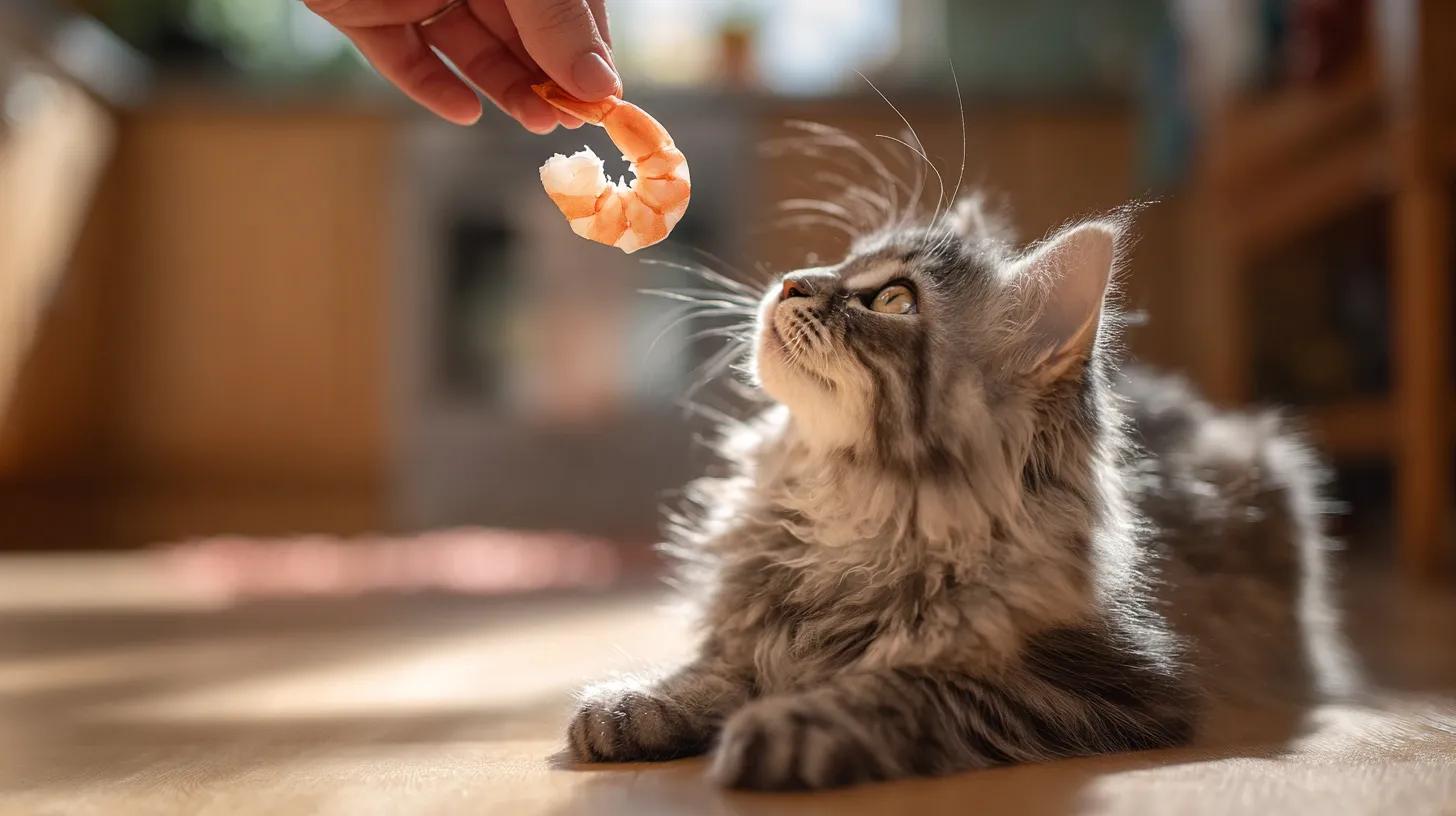 Peut-on donner des crevettes à son chat ?