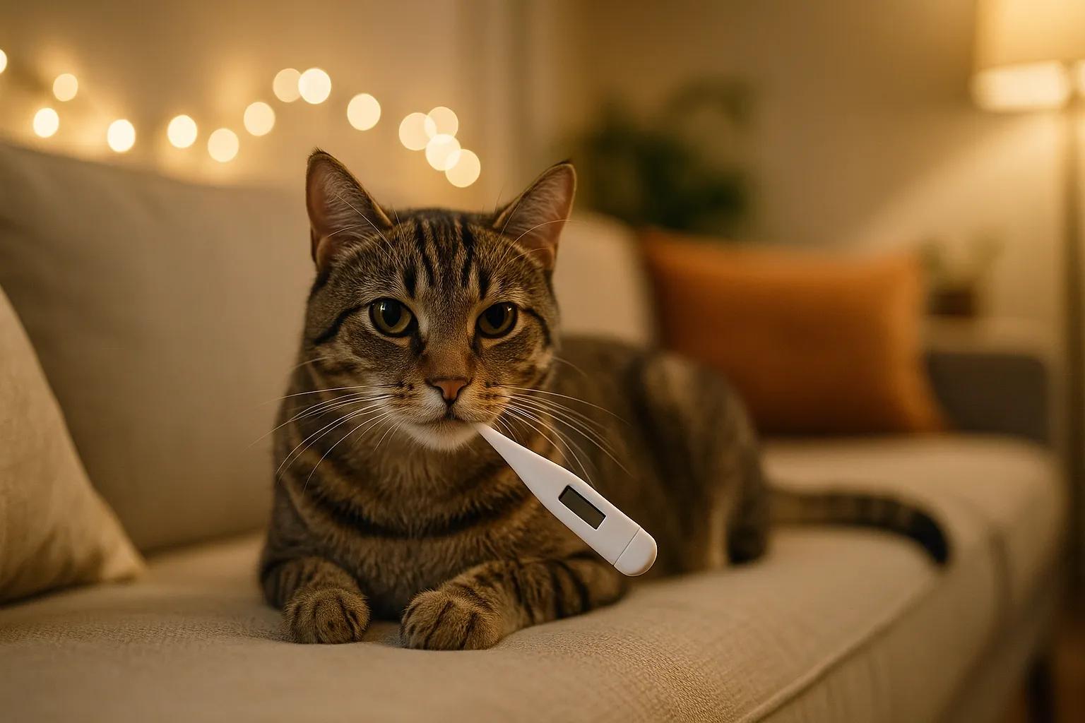 Température du chat : comment la mesurer et détecter une anomalie ?