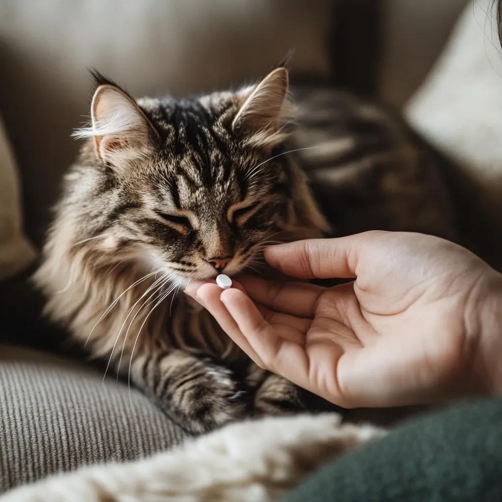 Comment donner un comprimé à un chat ?